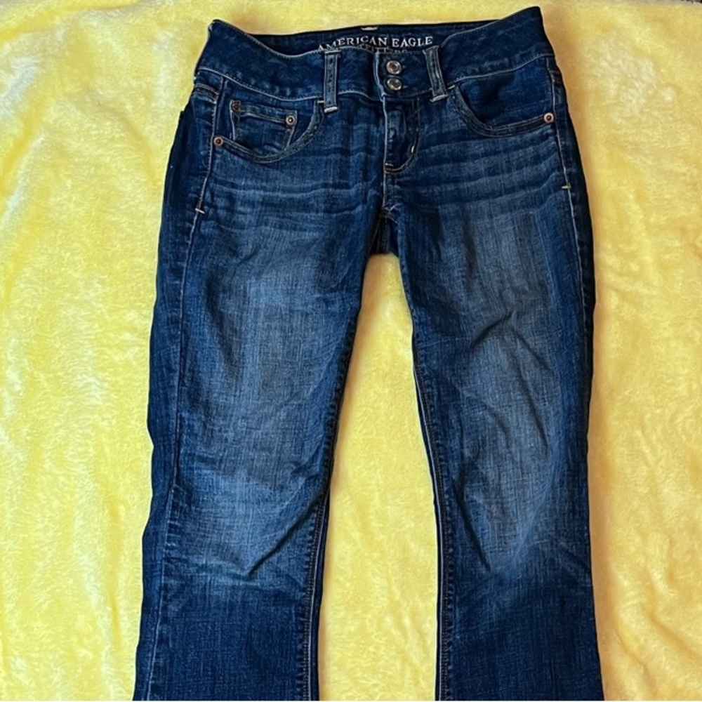 American Eagle Outfitters Indigo Wide Leg Jeans